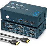 سوئیچ KVM حرفه ای usb3 برند Steetek اورجینال