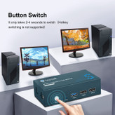 سوئیچ KVM حرفه ای usb3 برند Steetek اورجینال
