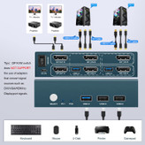سوئیچ KVM حرفه ای usb3 برند Steetek اورجینال