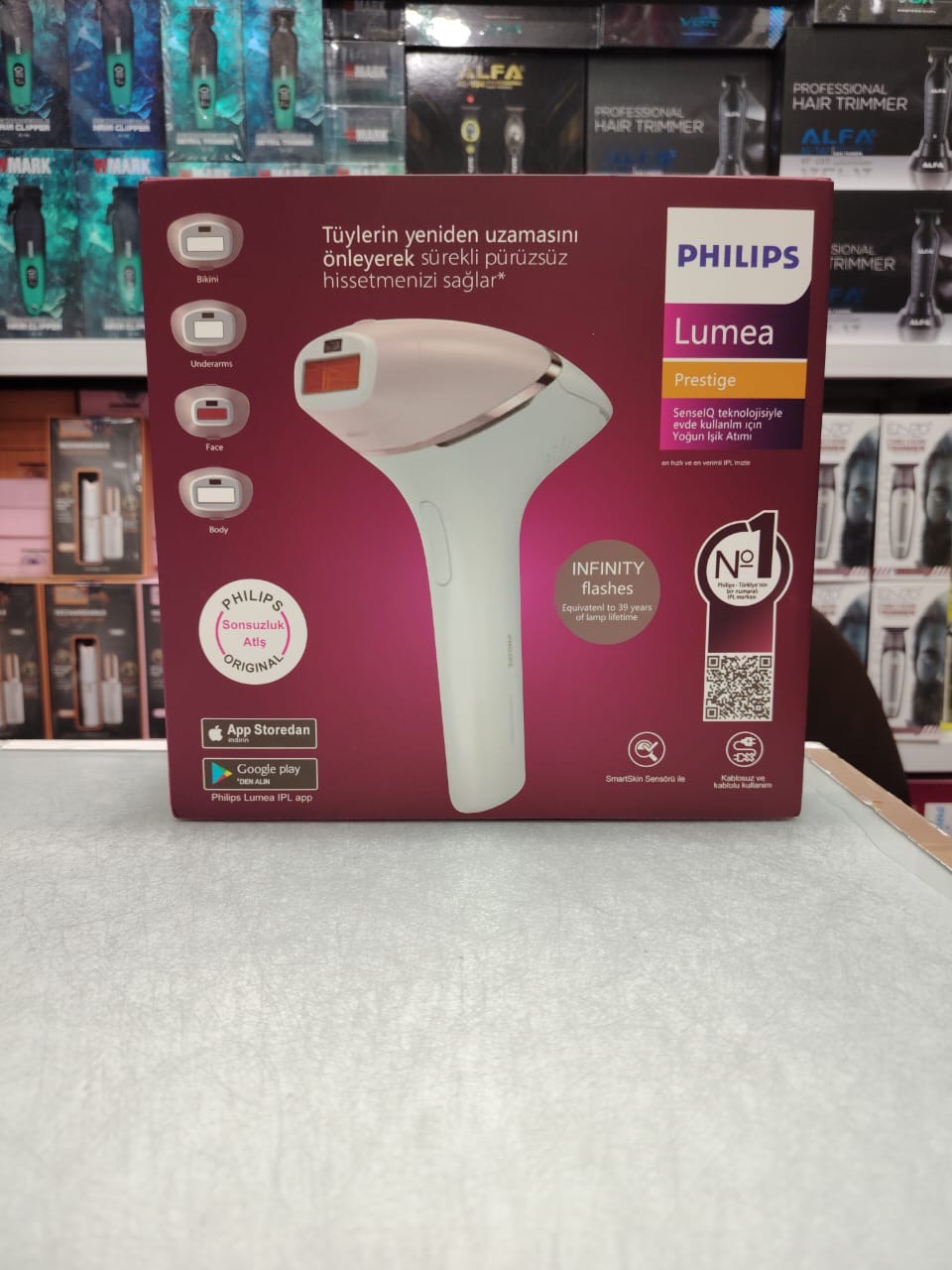 دستگاه لیزر خانگی  شات نامحدود  philips lumea IPL مدل ۲۰۲۵  سیستم خنک کننده پوست